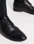 New Look plain brogues in black