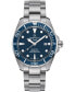 ფოტო #1 პროდუქტის Men's Swiss Automatic DS Action Diver Stainless Steel Bracelet Watch 43mm