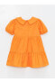 LCW baby V Yaka Kısa Kollu Kısa Kollu Kız Bebek Elbise elbise