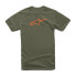 T-Shirt Alpinestars Ageless Classic Grün-Orange