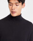 Фото #3 товара Men's Merino Wool-Blend Turtleneck Sweater, Created for Macy's