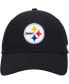 Фото #3 товара Boys Black Pittsburgh Steelers Basic MVP Adjustable Hat