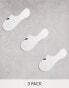 Фото #2 товара adidas Originals adicolor Trefoil 3 pack no show socks in white