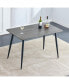 Фото #5 товара Sturdy 4-Seater MDF Dining Table with Modern Design, Easy Assembly