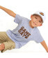 ფოტო #2 პროდუქტის Toddler Boys Game Day Patch Short Sleeve T-Shirt