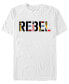 Star Wars Men's Episode IX Rise of Skywalker Rebel Logo Text T-shirt Белый, XL - фото #1