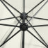 Фото #7 товара Садовый зонт vidaXL Freischwinger mit LED-Beleuchtung 250 x 230 cm Schwarz