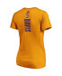 Фото #4 товара Women's Anthony Davis Gold-Tone Los Angeles Lakers Team Playmaker Name Number V-Neck T-Shirt