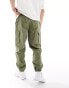 Фото #4 товара New Balance twill cargo joggers in green