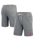 Фото #1 товара Men's Gray Wisconsin Badgers Tobago Bay Tri-Blend Shorts