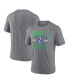 Фото #1 товара Men's Heather Gray Seattle Sounders FC Antique Stack Tri-Blend T-shirt