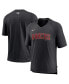 Фото #2 товара Men's Black Arizona Diamondbacks Authentic Collection Pregame Raglan Performance V-Neck T-shirt