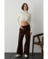 Фото #2 товара Women's Emery Criss-Cross Crop Sweater
