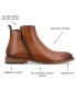 Фото #7 товара Men's Rami Tru Comfort Foam Plain Toe Zip Boots