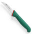Фото #1 товара Нож кухонный изогнутый с зеленым лезвием Green Line 175 мм - Hendi 843802