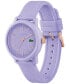 Фото #2 товара Часы Lacoste L1212 Lavender Silicone Strap - 36mm