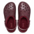 Деревянные башмаки Crocs Classic Lined вишневый