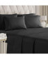 Фото #1 товара 6 Piece Microfiber Solid Sheet Set - California King