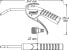 Hazet Spiral Hose 9040-7 (Length 7.62 m, Inner Diameter 6.35 mm, Working Pressure 10 Bar, Polyurethane)