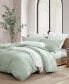 Фото #1 товара Pure Washed Linen 3-Piece Duvet Cover Set, Full/Queen