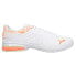Фото #1 товара Puma Viz Runner Repeat Perforated Running Mens Orange, White Sneakers Athletic