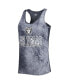 Фото #3 товара Women's Charcoal Las Vegas Raiders Billboard Scoop Neck Racerback Tank and Shorts Sleep Set