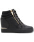 Фото #2 товара Women's Ereliclya Lace-Up Zip Wedge High-Top Sneakers