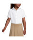 Фото #3 товара Little Girls School Uniform Piped Peter Pan Collar Broadcloth Shirt