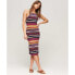 Фото #4 товара SUPERDRY Stripe Jersey Sleeveless Midi Dress