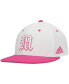 ფოტო #2 პროდუქტის Men's White and Pink Miami Hurricanes On-Field Baseball Fitted Hat