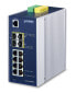 Фото #1 товара Planet IGS-12040MT - Managed - L2+ - Gigabit Ethernet (10/100/1000) - Full duplex - Wall mountable