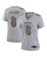 Фото #1 товара Women's Lamar Jackson Gray Baltimore Ravens Atmosphere Fashion Game Jersey