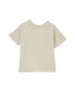 ფოტო #2 პროდუქტის Baby Boys and Baby Girls Alfie Drop Shoulder Tee