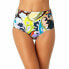 Фото #1 товара Anne Cole - Women's Fold Over High Waist Shirred Bikini Swim Bottoms - S Multi