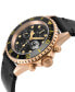 Men's Wall Street Swiss Automatic Leather Strap Watch 44mm