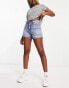 Фото #6 товара Levi's 80S mom shorts in light wash blue