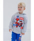 Фото #2 товара Little Boys Spidey and His Amazing Friends Fleece Pullover Hoodie and Pants Outfit Set to (2T - 7-8)