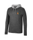 Фото #3 товара Men's Black Miami Hurricanes Ballot Waffle-Knit Thermal Long Sleeve Hoodie T-shirt