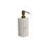 Фото #1 товара Дозатор мыла для дома Home ESPRIT Белый Золотистый Металлический Мрамор 8 x 8 x 20 см