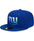 Men's Royal New York Giants Gradient 59FIFTY Fitted Hat Синий, 8 - фото #2