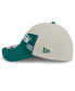 Фото #2 товара Men's Cream, Kelly Green New York Jets 2023 Sideline Historic 39THIRTY Flex Hat