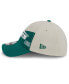 ფოტო #2 პროდუქტის Men's Cream, Kelly Green New York Jets 2023 Sideline Historic 39THIRTY Flex Hat