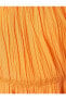 Фото #6 товара Платье Koton Mini с открытыми плечами и объемными рукавами