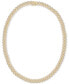 ფოტო #1 პროდუქტის Lab Grown Diamond Link 17-1/2" Necklace (15 ct. t.w.) in 14k White Gold or 14k Yellow Gold