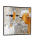 Фото #2 товара Canvas Abstract Framed Wall Art with Black Frame, 48" x 2" x 36"