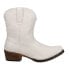 Roper Emma Snip Toe Cowboy Womens White Casual Boots 09-021-1567-3037