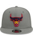 Фото #2 товара Men's Gray Chicago Bulls Color Pack 9FIFTY Snapback Hat