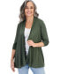 Фото #1 товара Women's Open-Front Knit Cardigan, Created for Macy's