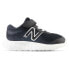 Кроссовки New Balance 520v8 Bungee Lace для детей Черно-белый, 24 - фото #2