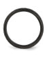 ფოტო #2 პროდუქტის Titanium Brushed Hammered Black IP-plated Wedding Band Ring